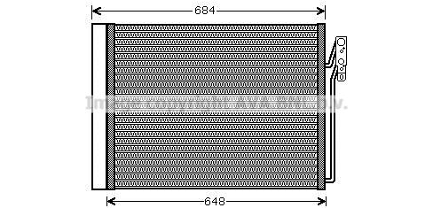 AVA QUALITY COOLING Kondensators, Gaisa kond. sistēma AU5211D